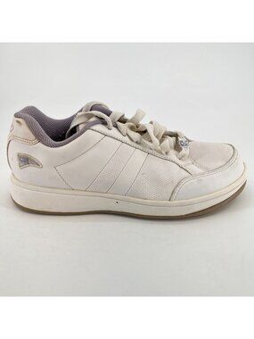 Reebok S.Carter Womens Size 8.5 White Gray Athletic Leather Shoes Sneakers